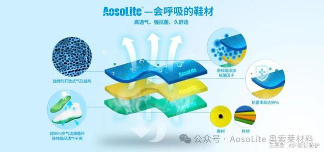 e奥索莱材料在运动鞋领域的开发应用qy千亿球友会解析AosoLit(图2)